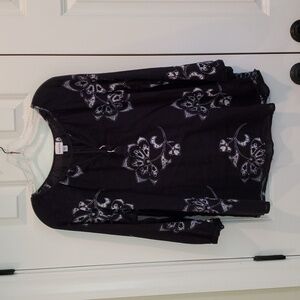 Long Sleeved Black Merona Top (lightweight)